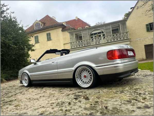 1:18 Audi 80 Typ89 Cabrio 2.3  -Silber - Bj.91 erste Version